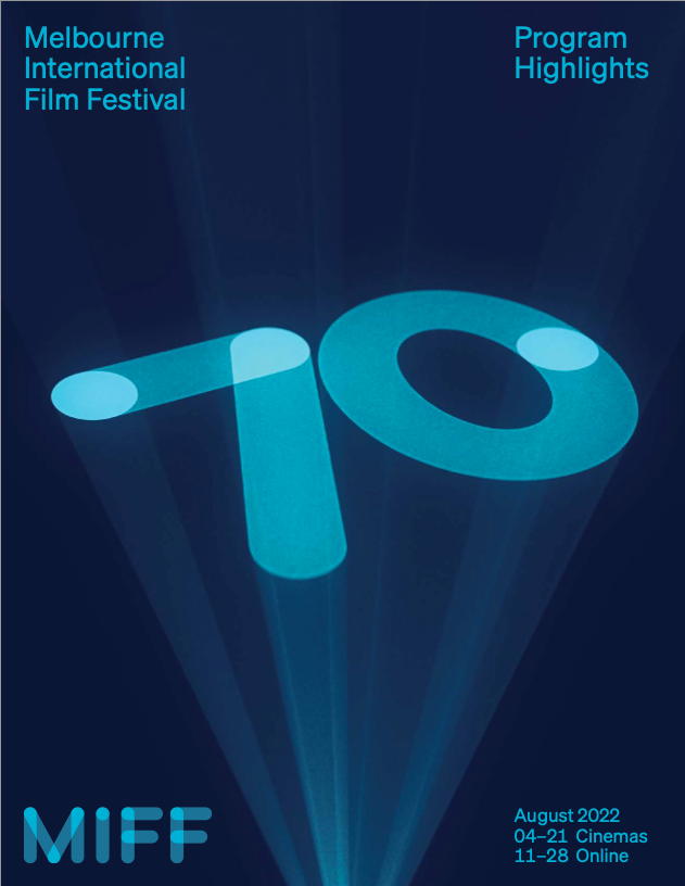 Cover of MIFF 70 printed program guide